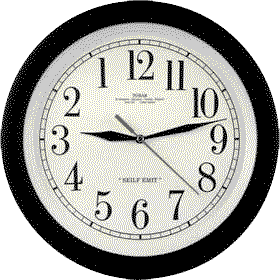 Backwards clock