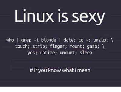 Linux is sexy, part one