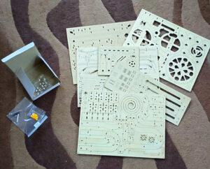 Sheets of puzzle parts